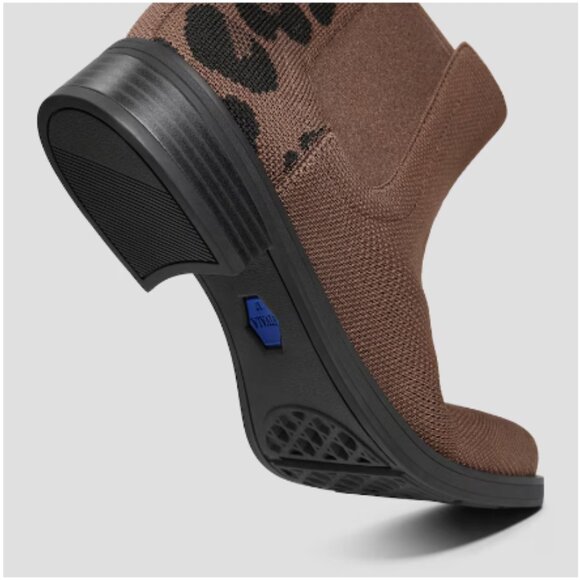 Vivaia Waterproof Square-Toe Ankle Chelsea Boots (Clara), Brown Leopard Size 42 - Picture 8 of 8